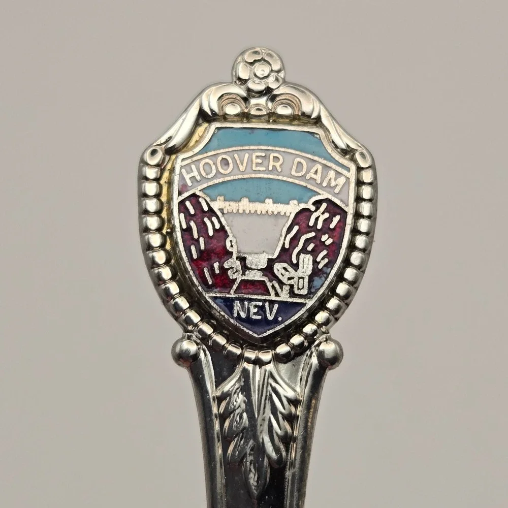 Nevada Hoover Dam Souvenir Spoon Vintage Travel Aesthetic